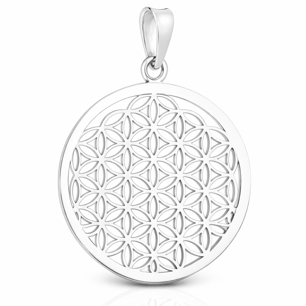 Anhänger "Blume des Lebens", Silber