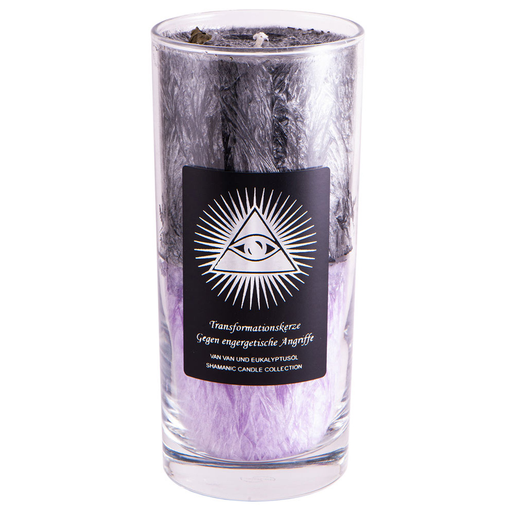 Transformationskerze Gegen energetische Angriffe 100% natürlichen ätherischen Ölen