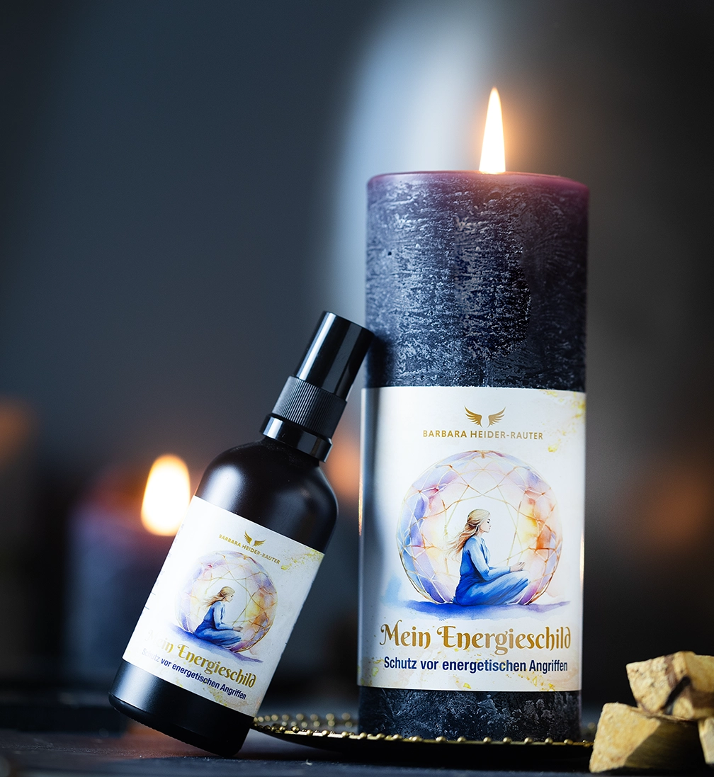 Mein Energieschild Spray mit Armband