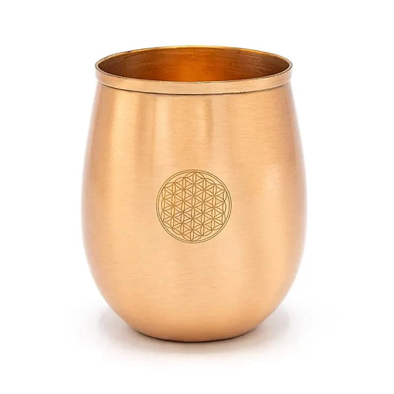 Kupferbecher Flower of Life