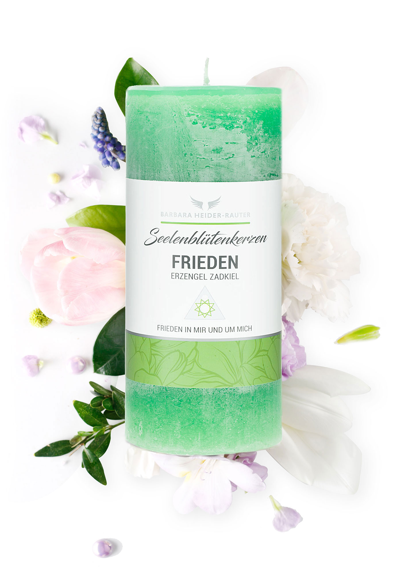 Seelenblütenkerze Frieden von Barbara Heider-Rauter