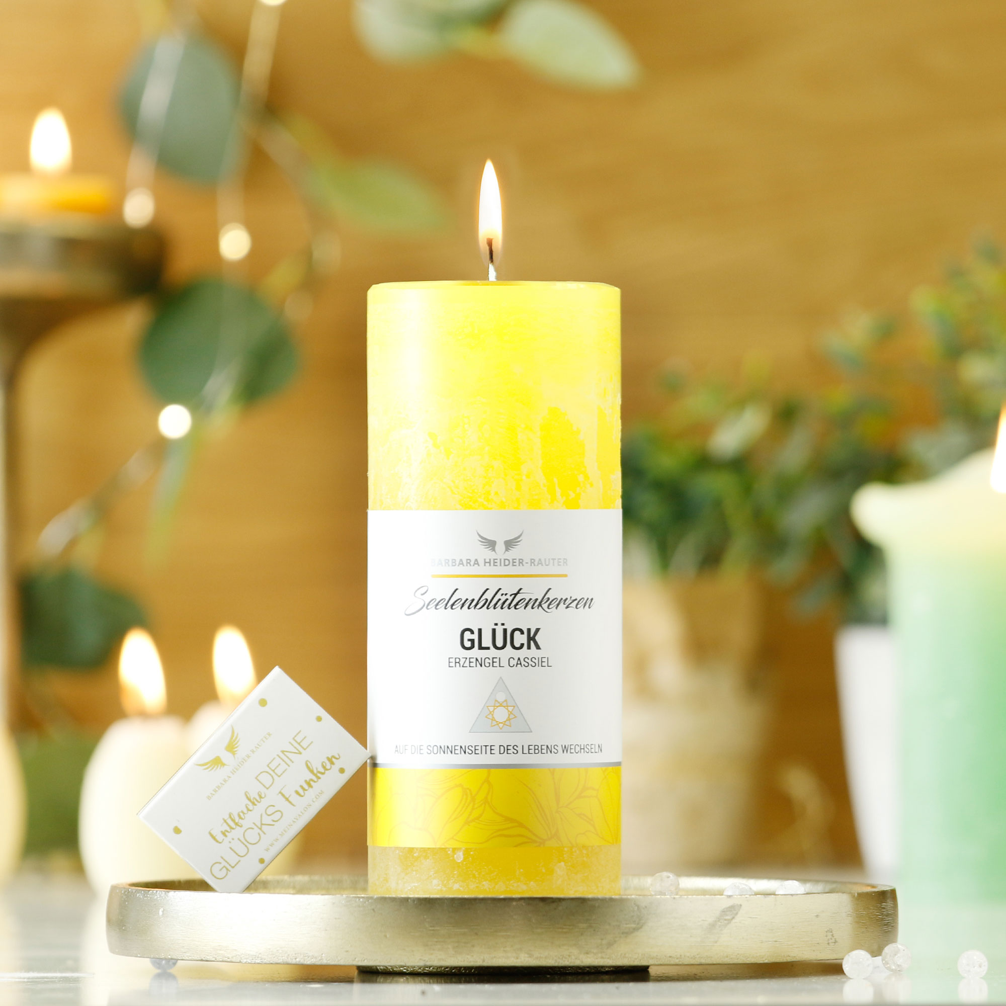 Seelenblütenkerze Glück