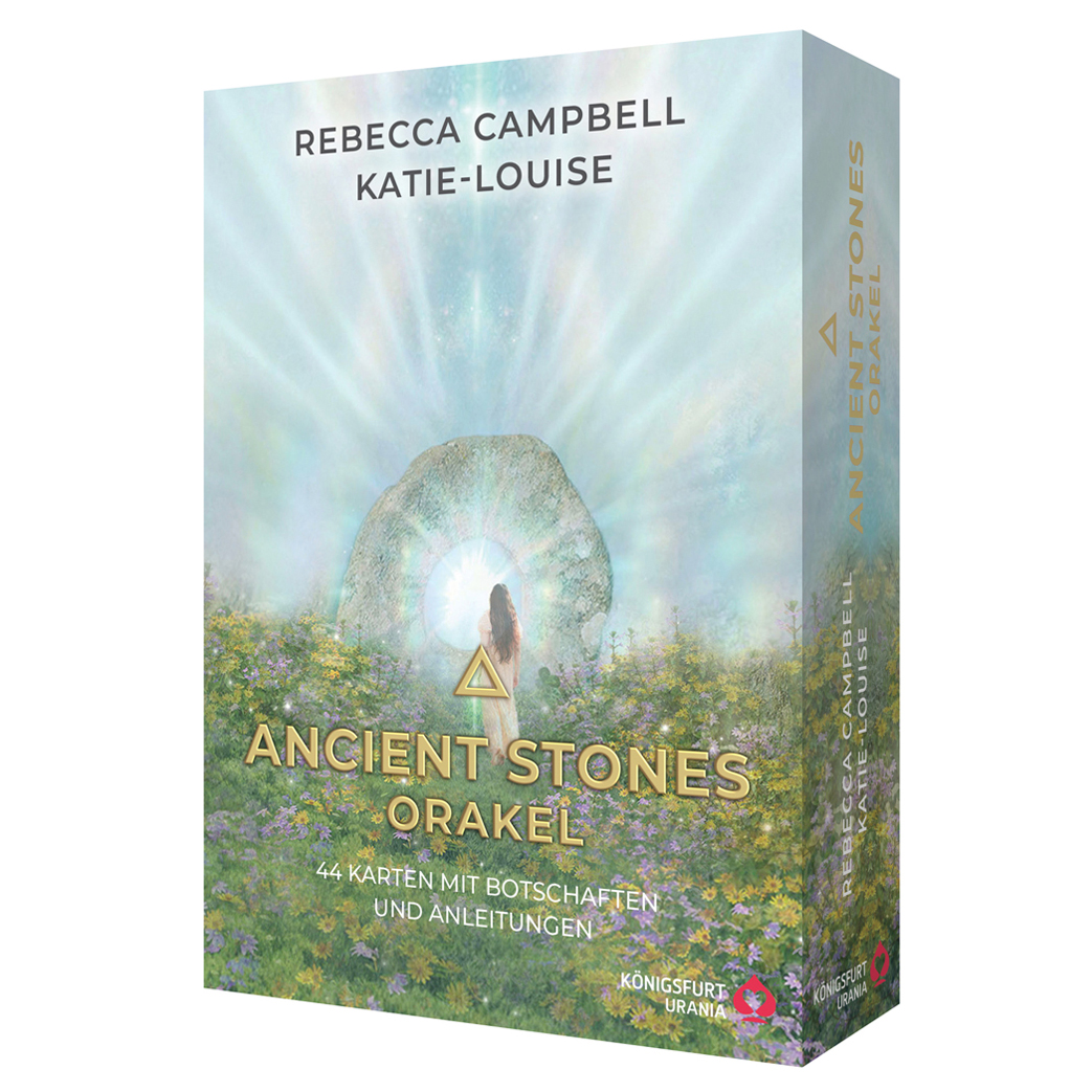 Ancient Stones Orakel – 44 Karten mit Botschaften und Anleitung