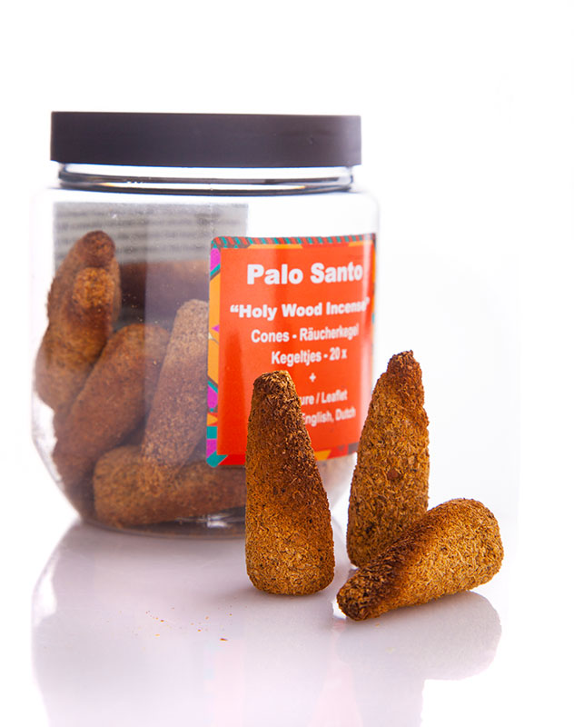 Palo Santo Räucherkegel mit Verpackung
