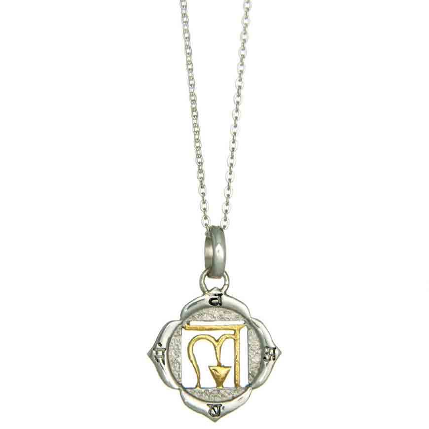 BASISCHAKRA Anhaenger teilvergoldet ETERNAL BLISS