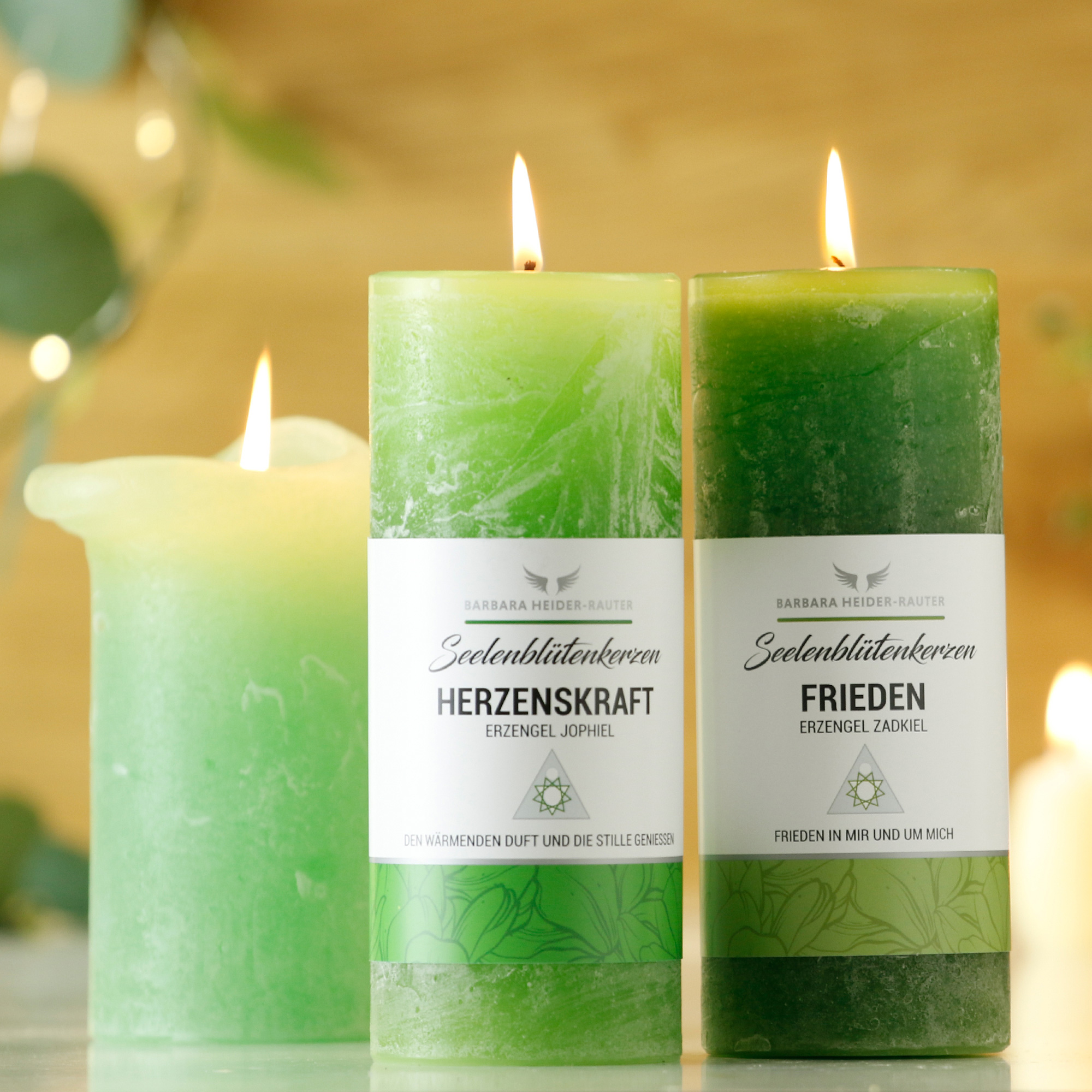 Seelenblütenkerzen Herzenskraft und Frieden