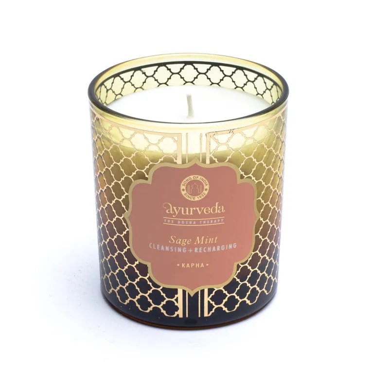 Kapha Salbei Minze Ayurveda Duftkerze