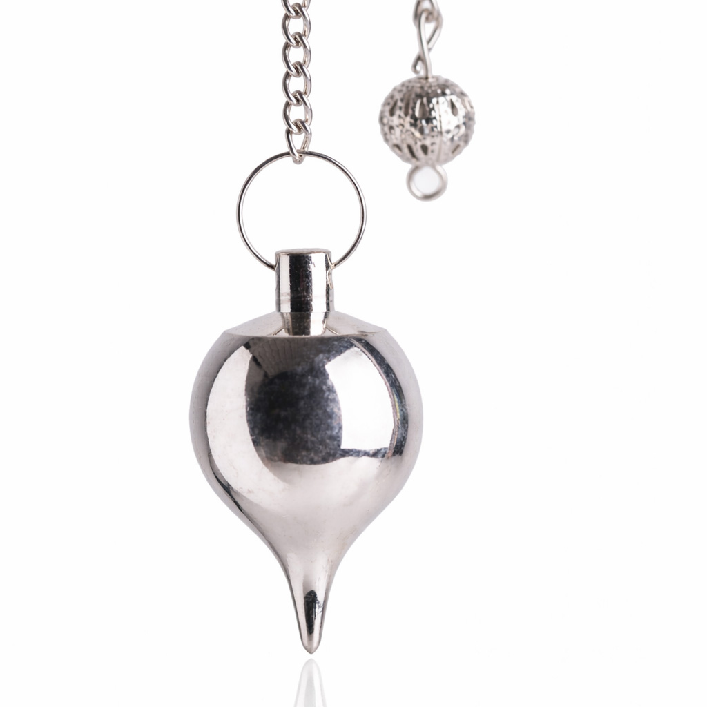 Kugelpendel, versilbert