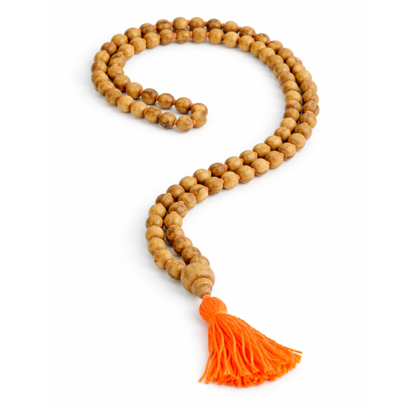 Palo Santo Mala mit Guru Perle + Knoten