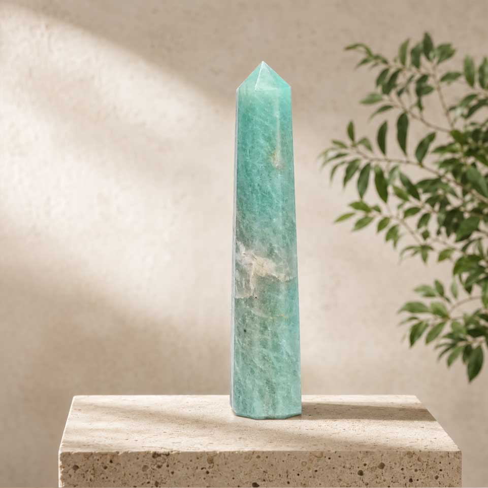 Amazonit Obelisk