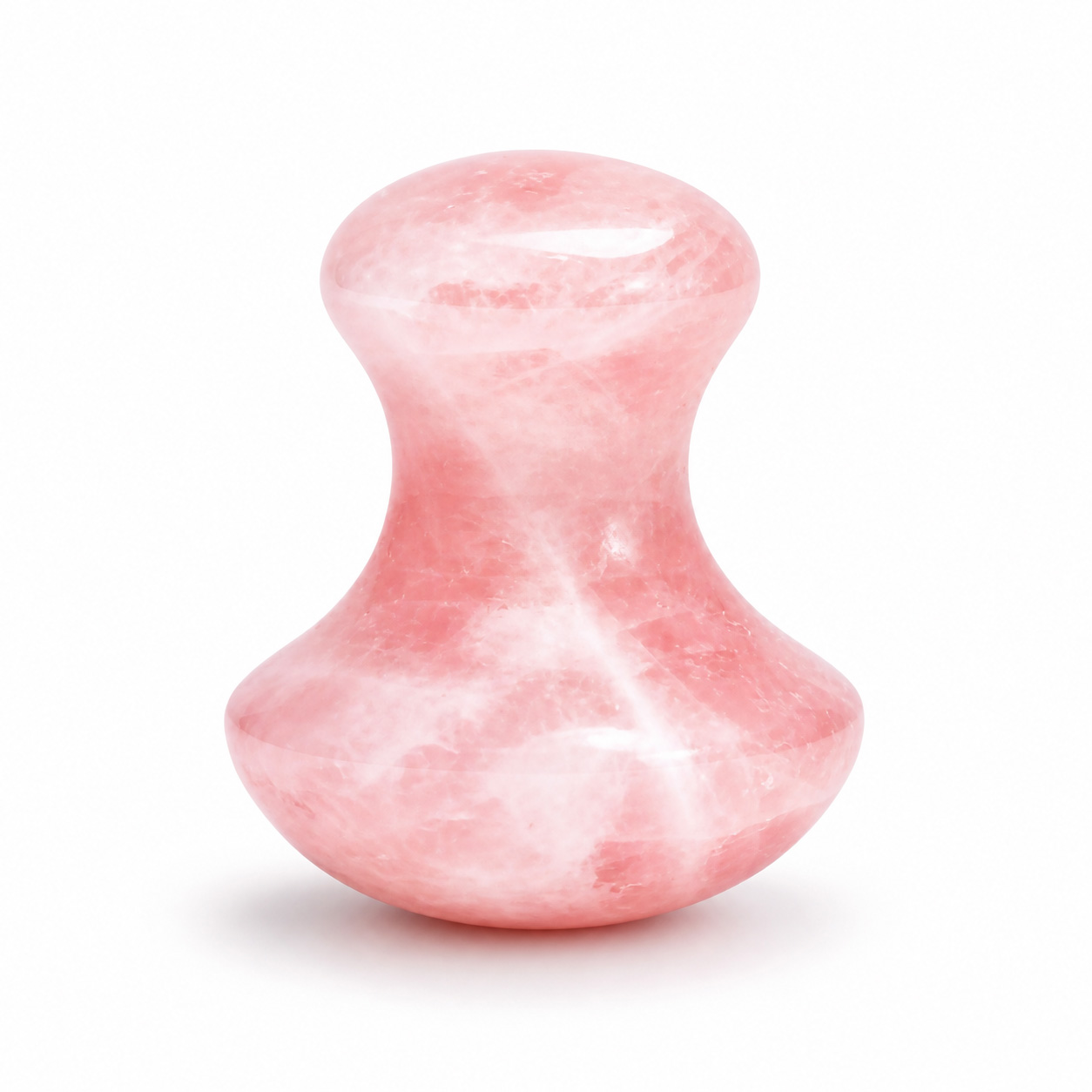 Pilzform Massagestein Rosenquarz