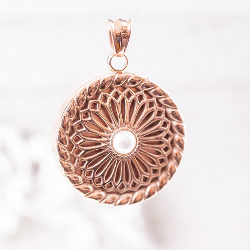 Traumfänger Medaillon mit Perle