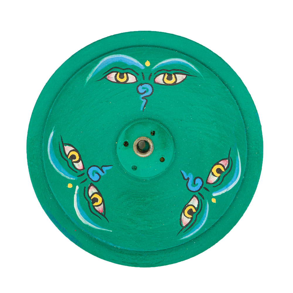 Tibet Räucherstäbchenhalter Grün