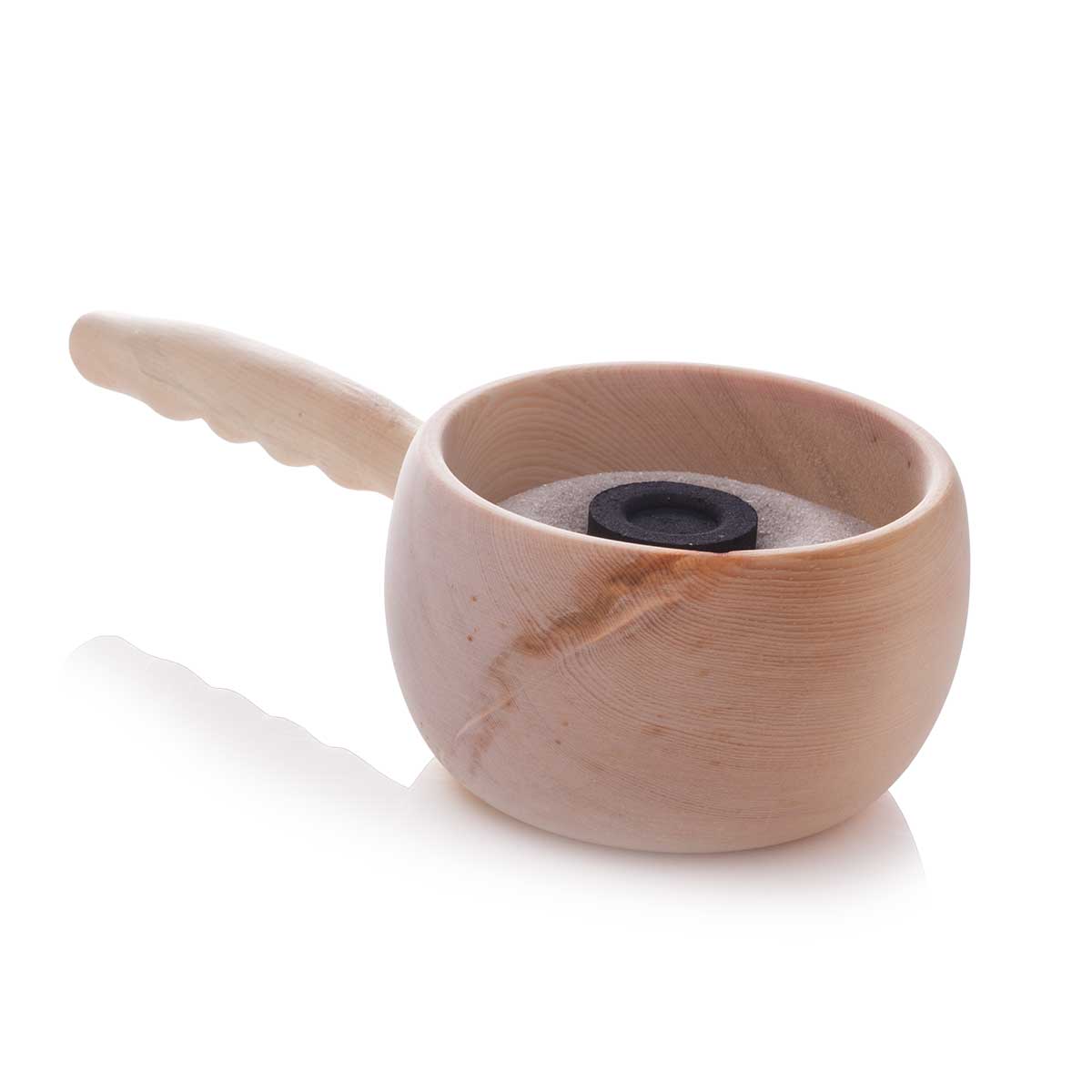 Zirbenholz Räucherpfanne