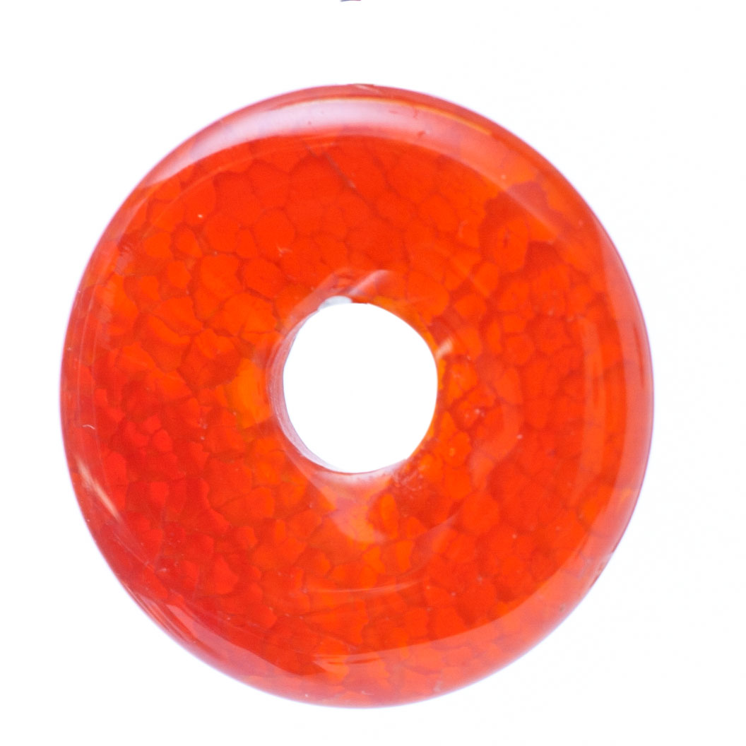 Schlangenachat Donut 30mm Ø