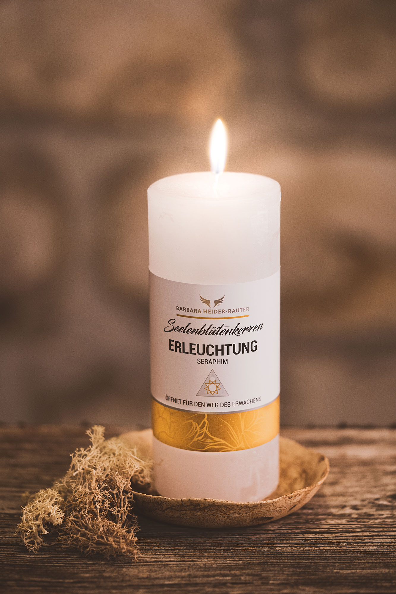 Seelenblütenkerze "Erleuchtung"