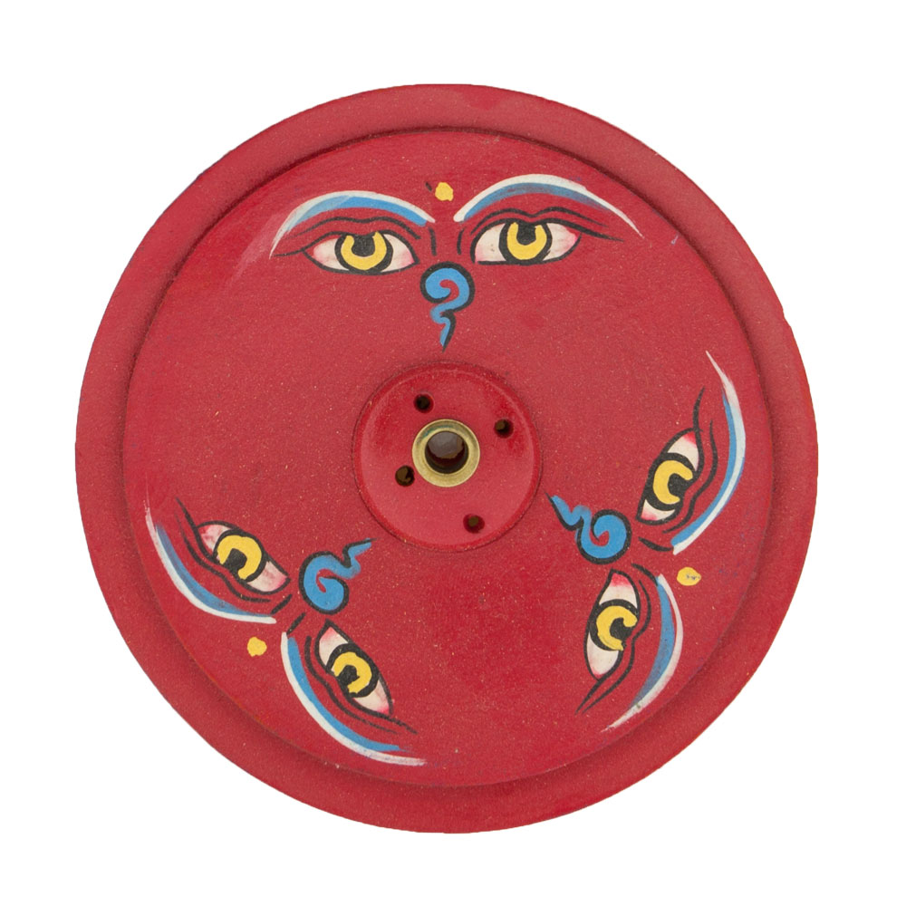 Tibet Räucherstäbchenhalter rot