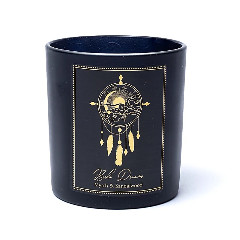 Manifestationskerze Boho Dreams im Glas