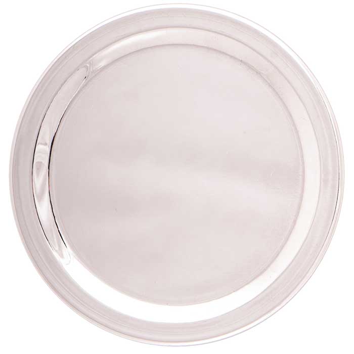 Räucherplatte aus Edelstahl 12 cm für Teelichtgefäß