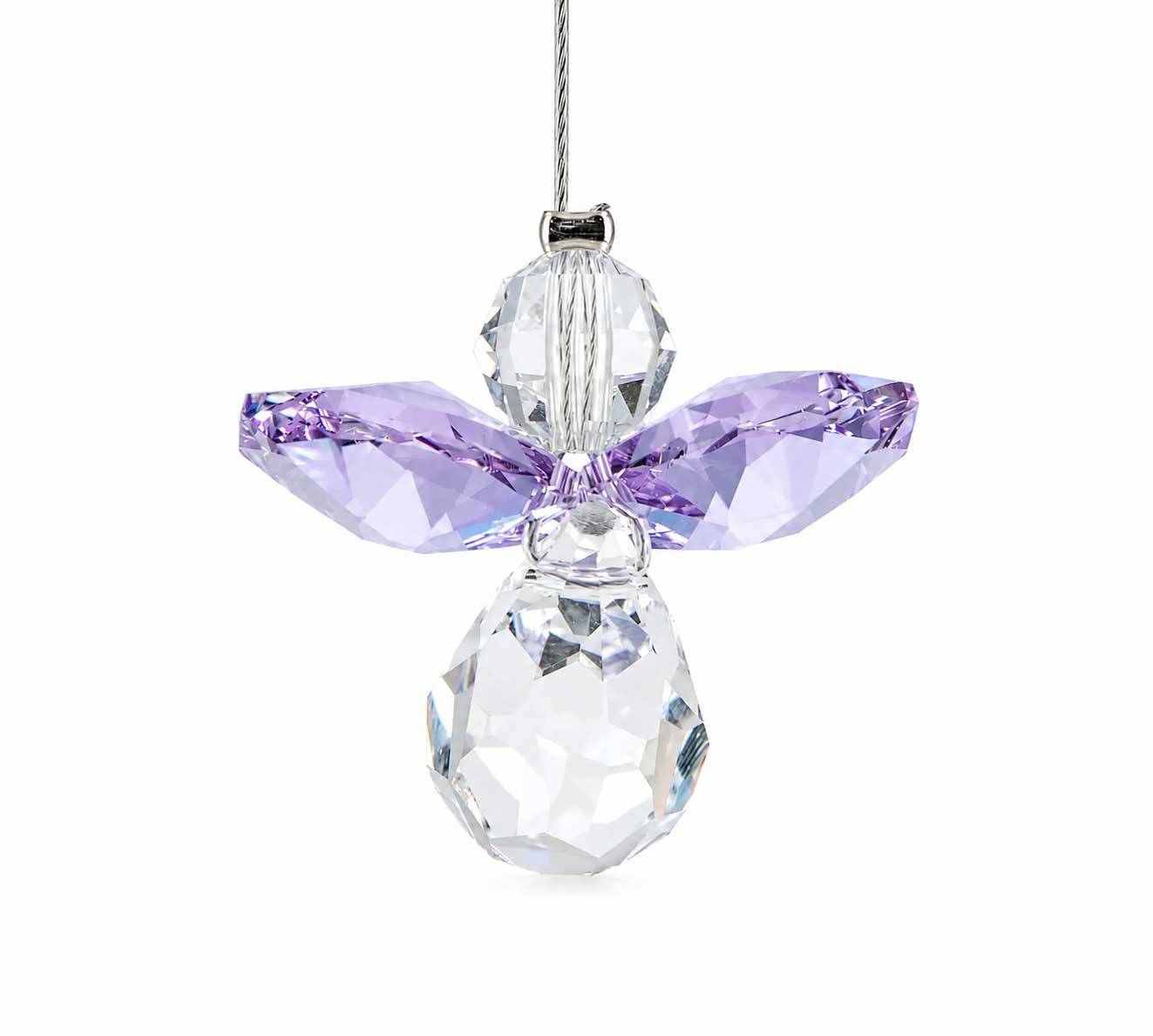 Kristall Schutzengel Sonnenfänger Heller Amethyst