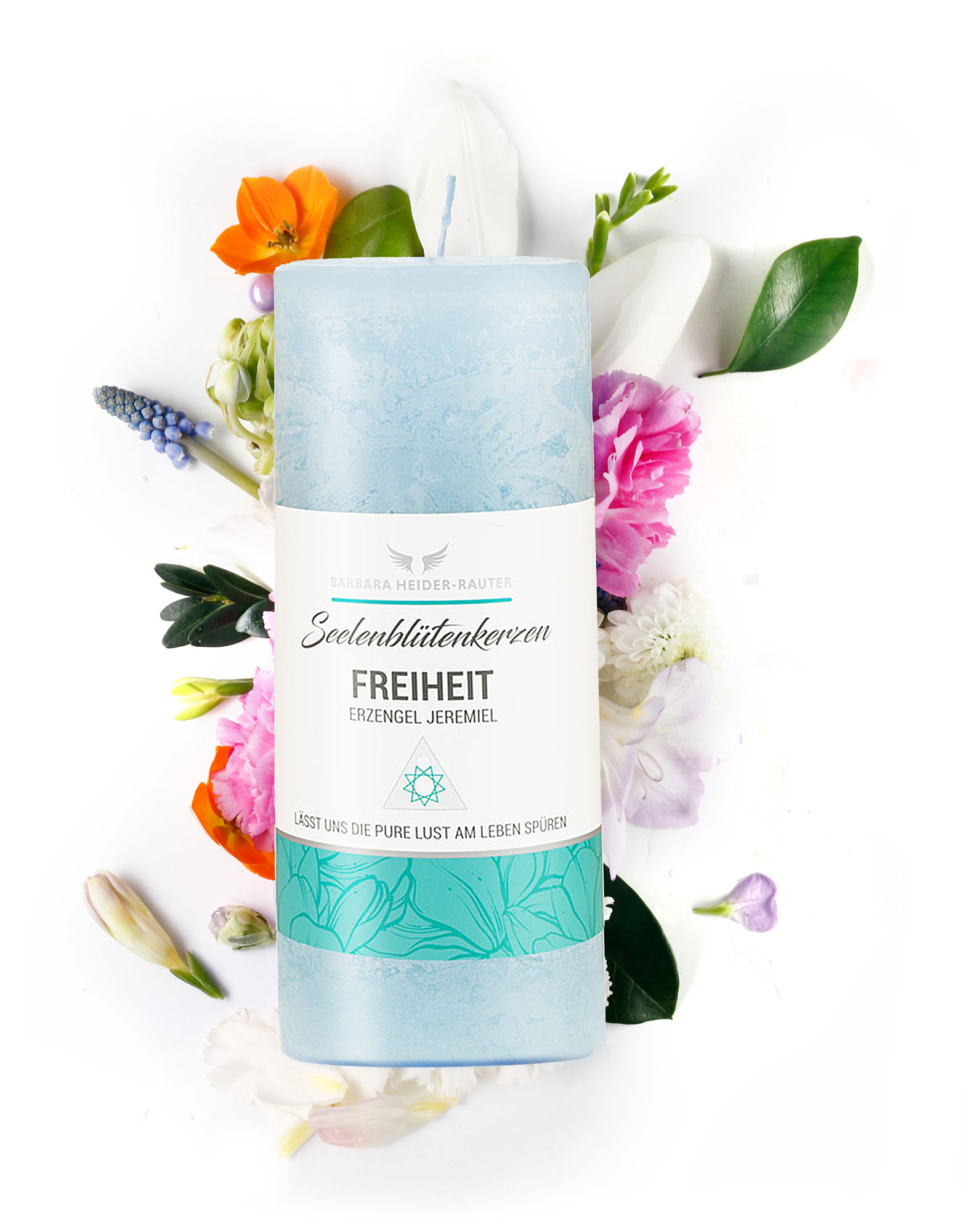Seelenblütenkerze Freiheit von Barbara Heider-Rauter