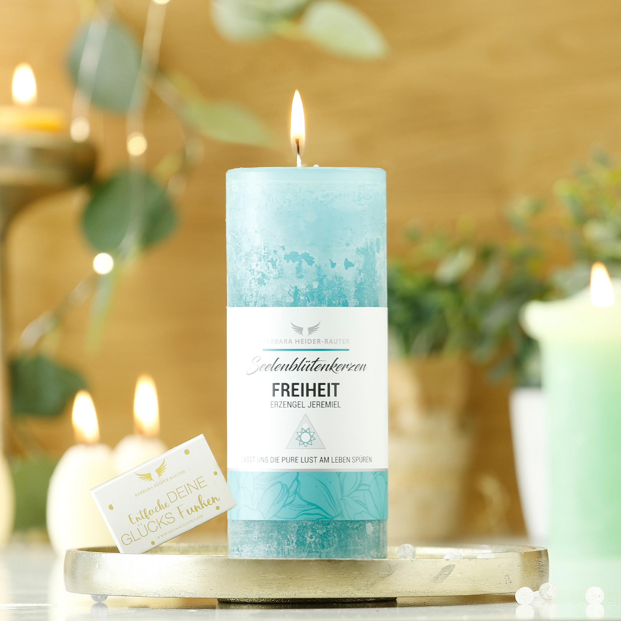 Seelenblütenkerze Freiheit: mit deiner Lebensfreude und Kreativität verbinden