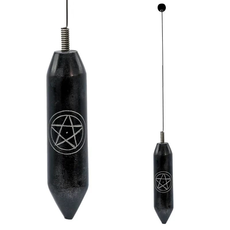 Einhandrute Pentagramm mit Stahlfeder