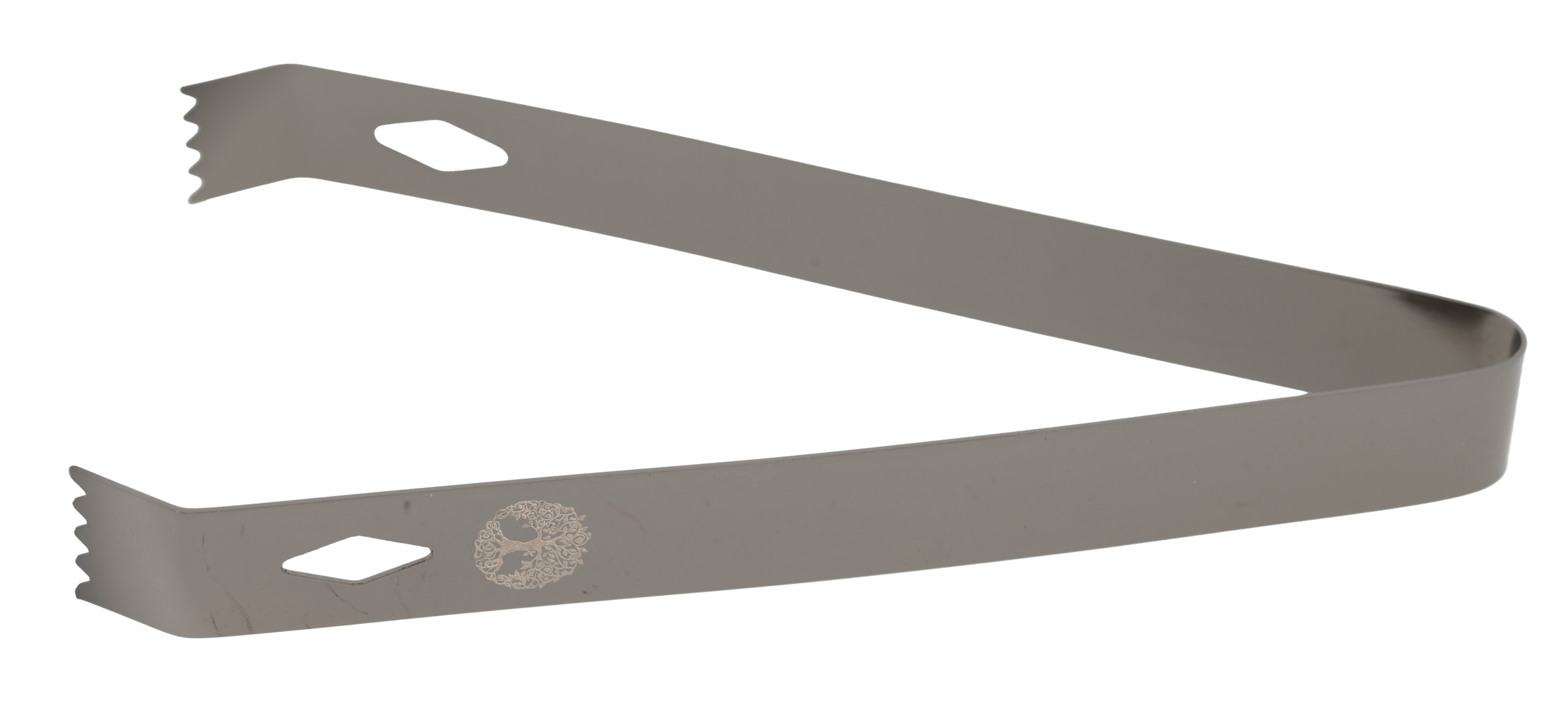 Räucherzange mit Yggdrasil – Geschwärzter Edelstahl