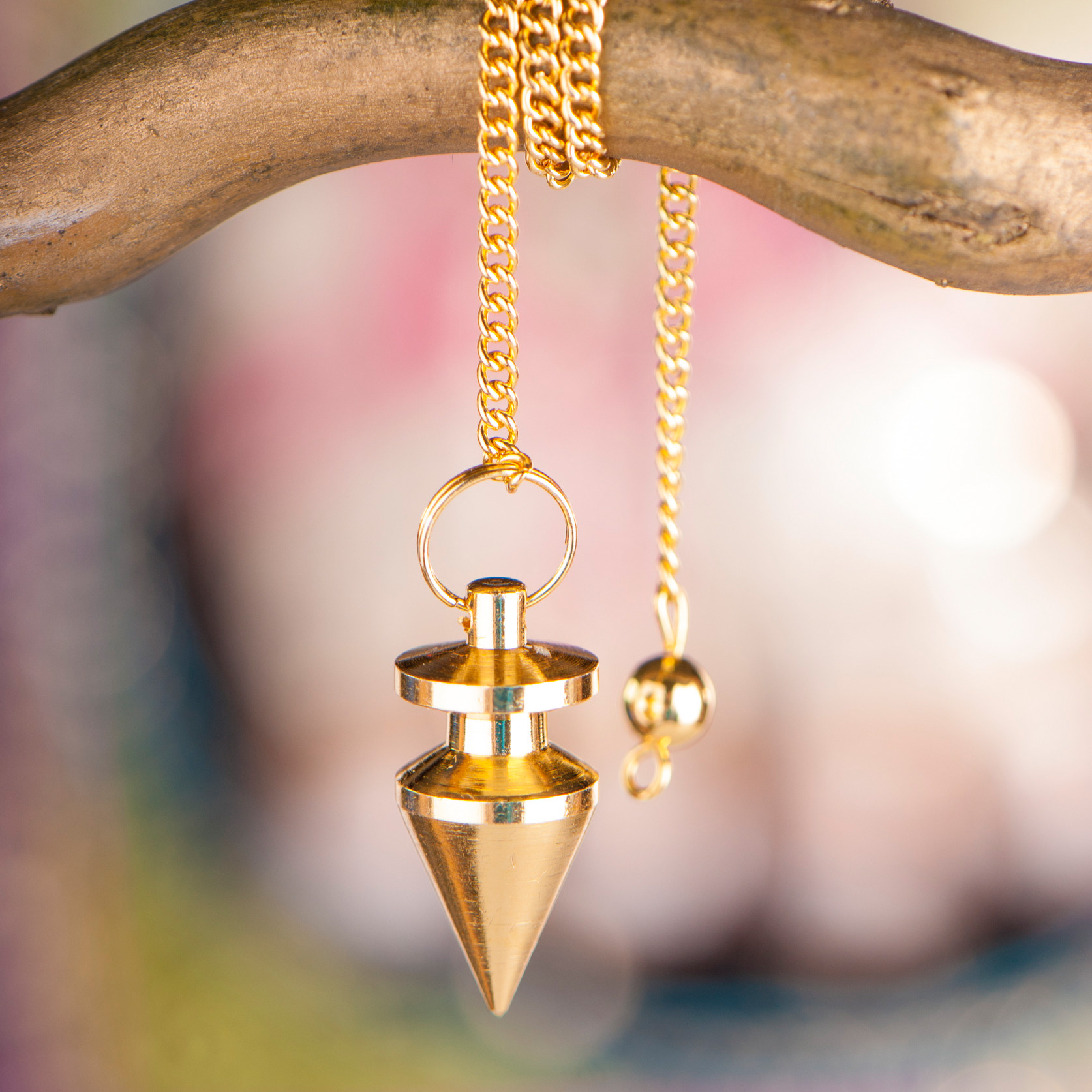 Arakpendel, Messing vergoldet