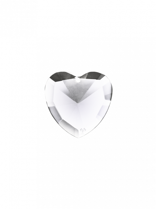 Elohim Kristall-Herz Silberner Strahl der Firma LichtWesen