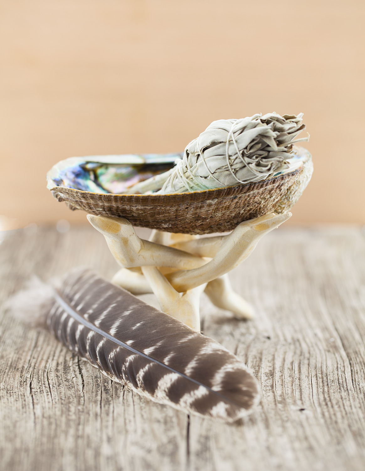 Schamanisches Räucherset "Weißer Salbei"