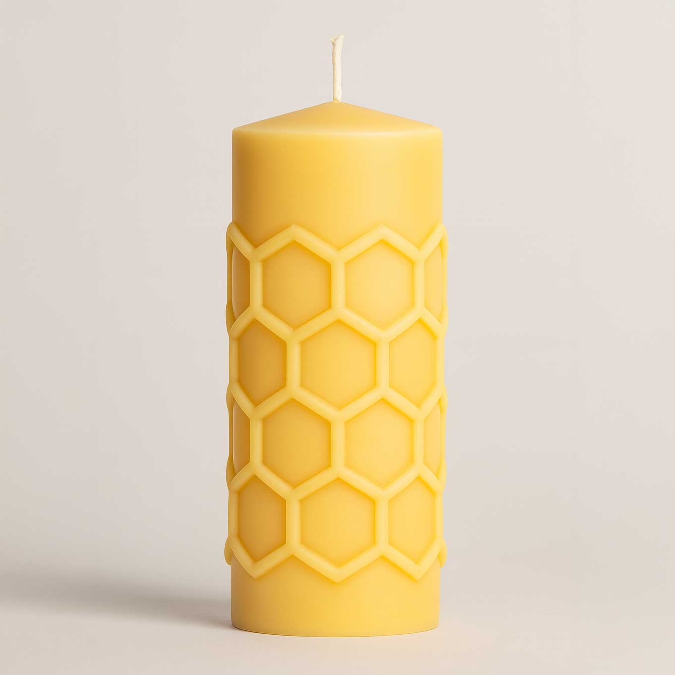 Bienenwachskerze Wabe, groß