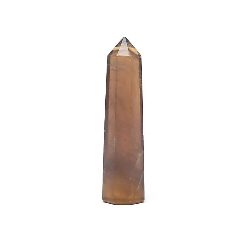 Gelber Fluorit Obelisk