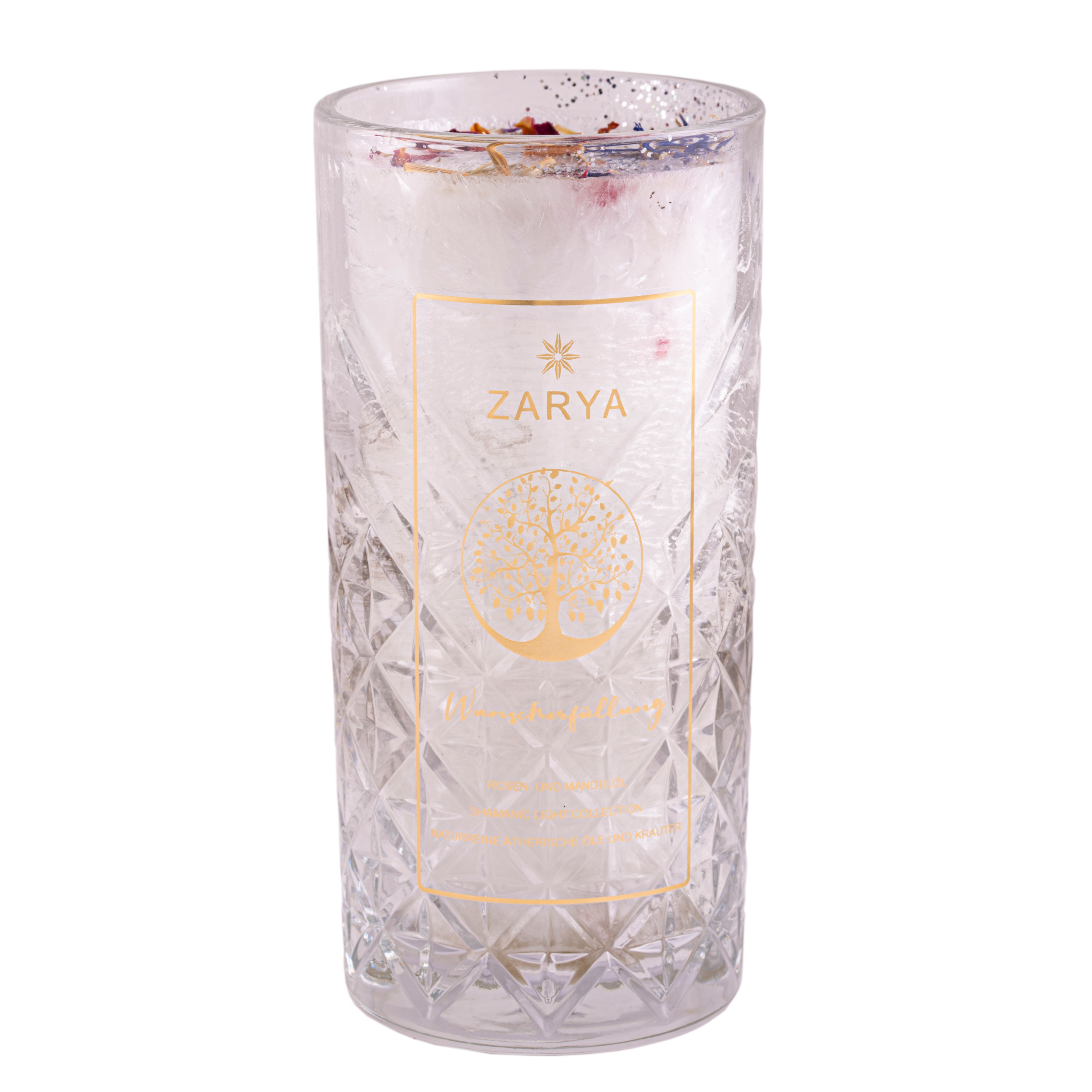 Ritualkerze Wunscherfüllung mit ätherischen Ölen