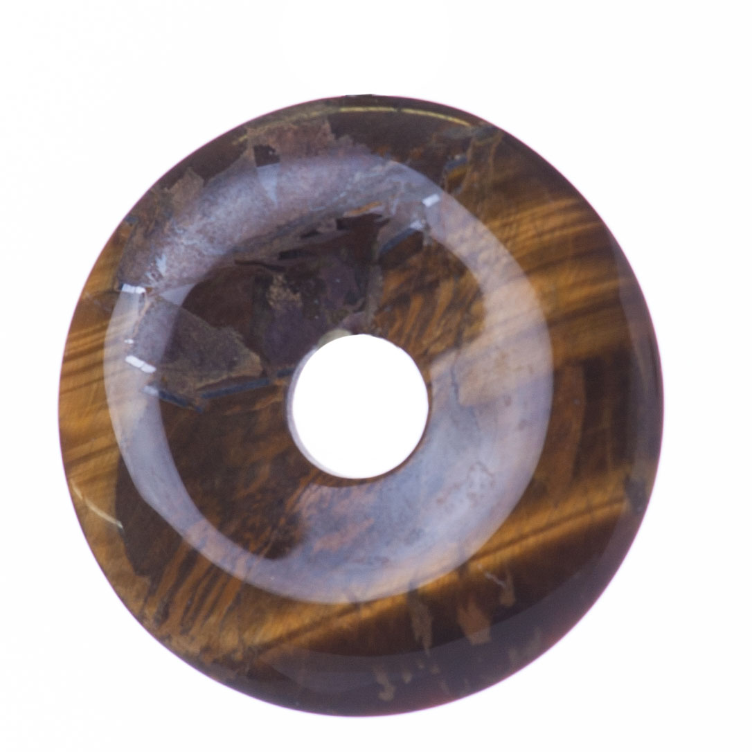 Tigerauge Donut 30mm Ø in A Qualität