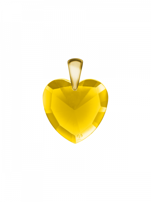 Elohim Kristall-Herz Gelber Strahl der Firma LichtWesen