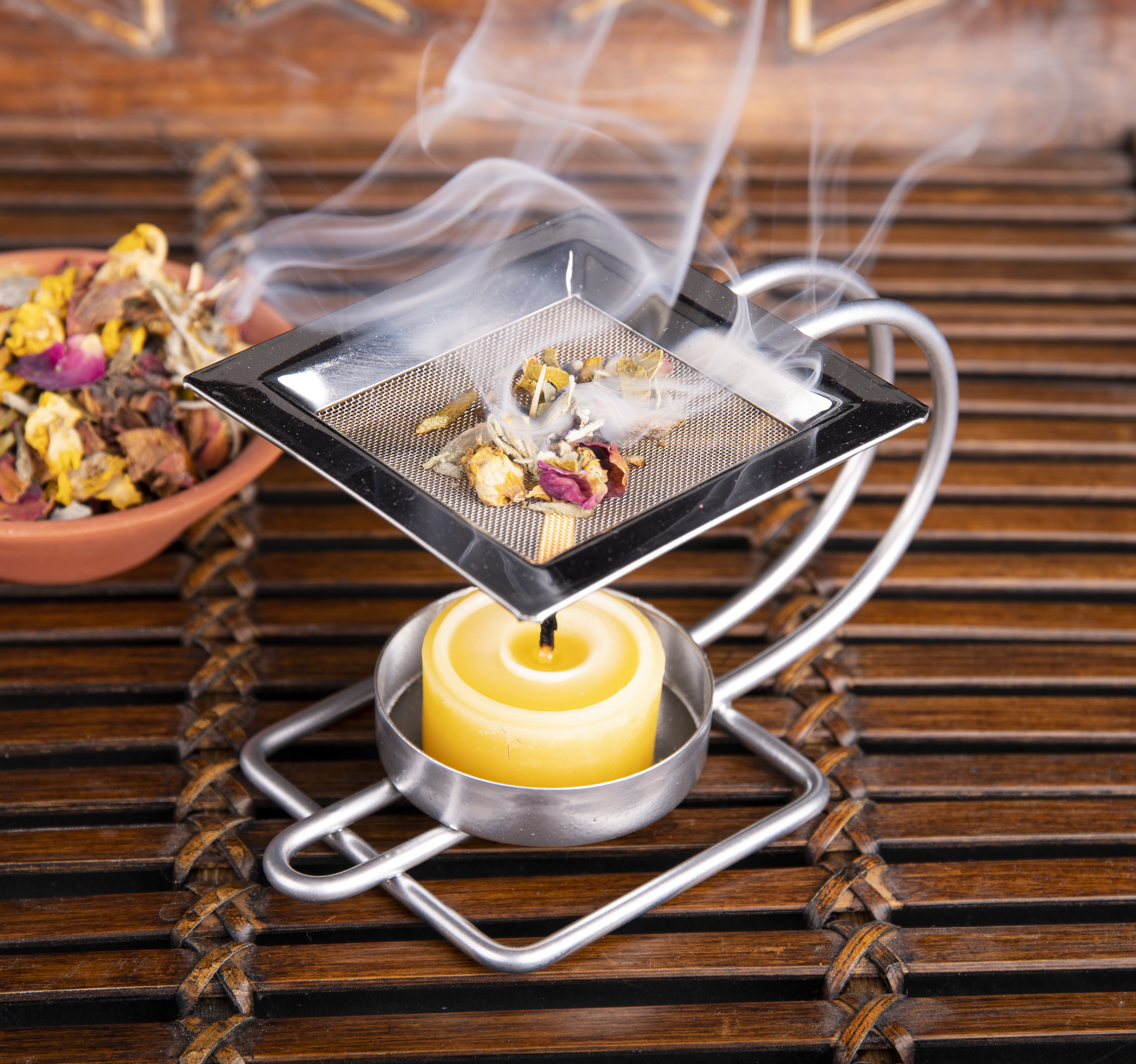 Kasir silber - Siebräuchergefäß