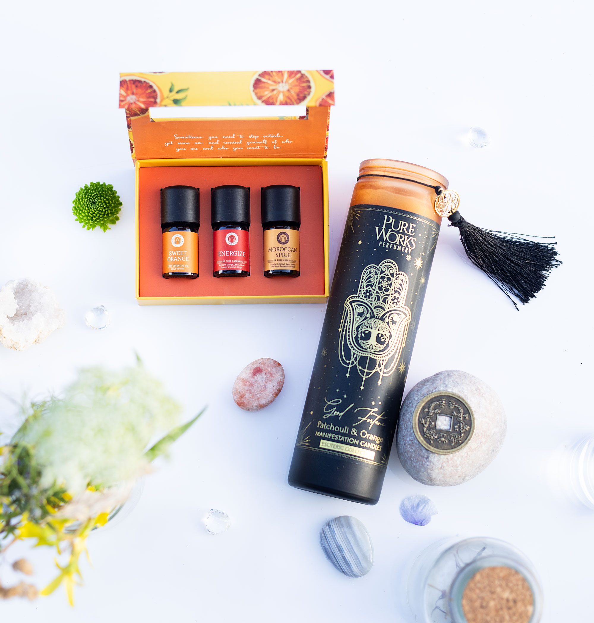 Set „Günstige Fügung“: Finde deine innere Balance und empfange positive Energie