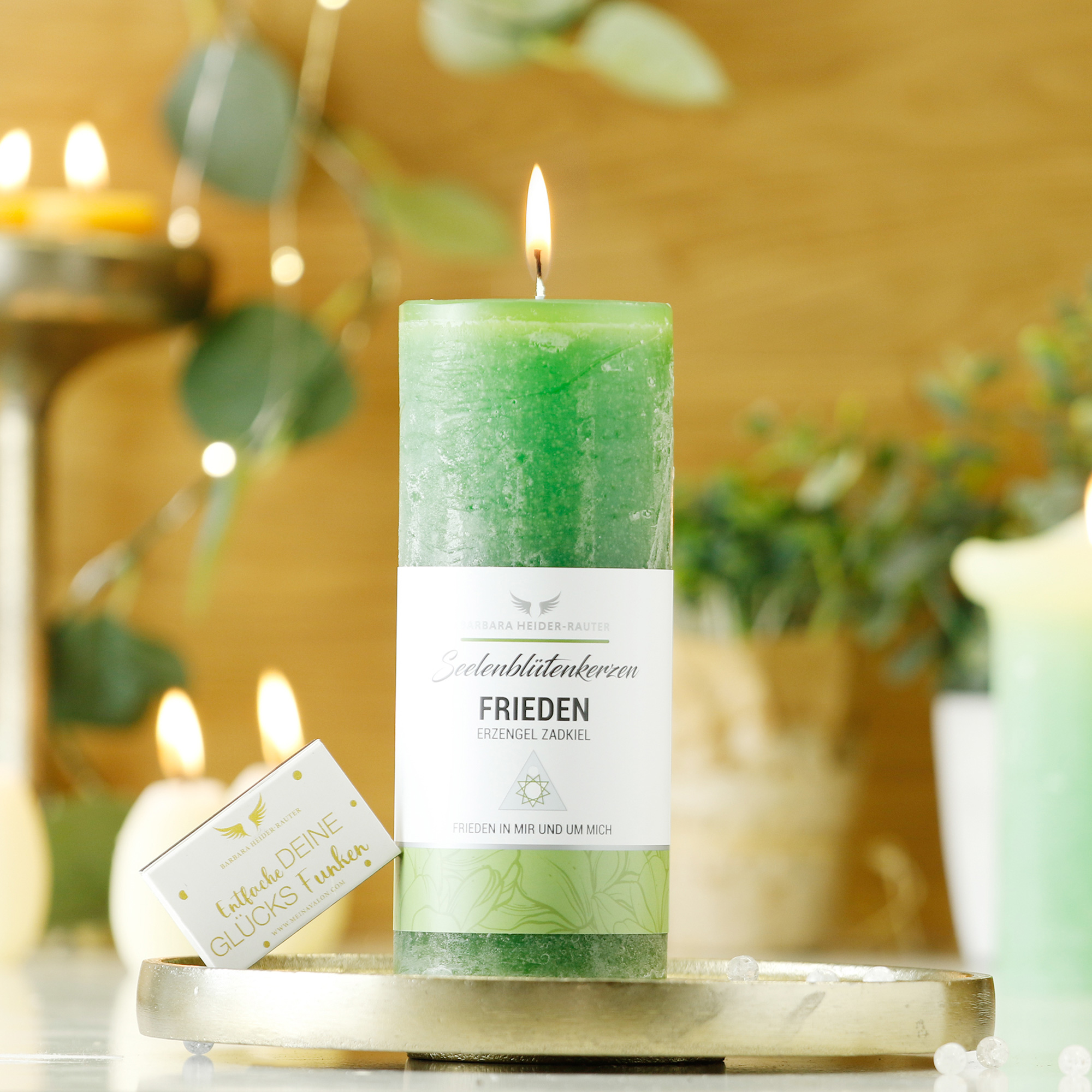 Seelenblütenkerze Frieden: Für mehr Frieden, Harmonie und innere Ruhe