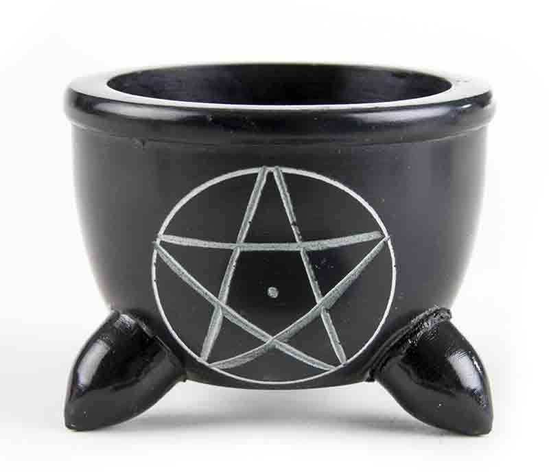 Specksteinschale zum Räuhern Pentagramm, klein