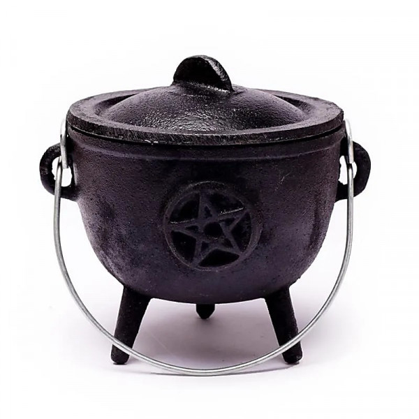 Cauldron-Hexenkessel Pentagram zum Räuchern