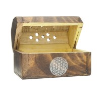 Räucherkistchen für Kegel "Blume des Lebens" Räucherkistchen für Kegel "Blume des Lebens"