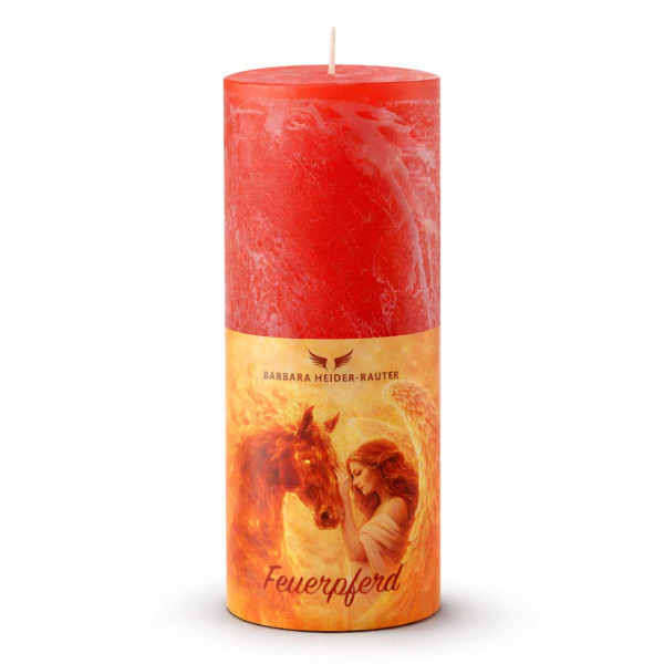 Seelenblütenkerze "Feuerpferd"