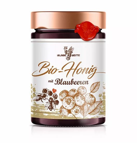 Blaubeer Aufstrich mit Honig