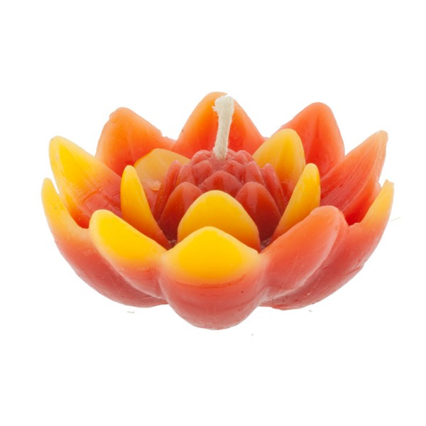 Bienenwachsschwimmkerze "Lotus"