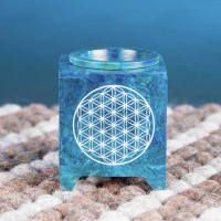 Aromalampe - Blume des Lebens blau Aromalampe - Blume des Lebens blau