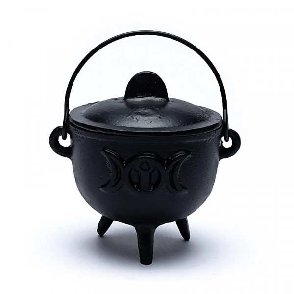 Cauldron: Der perfekte Räucherkessel mit Sonne-und-Mond-Symbol für deine Rituale