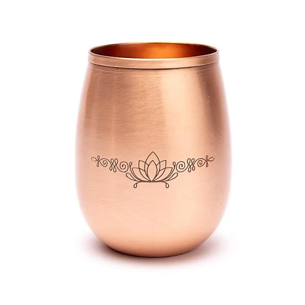Kupferbecher Lotus
