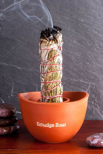 Smudge Bowl, terracotta aus Ton