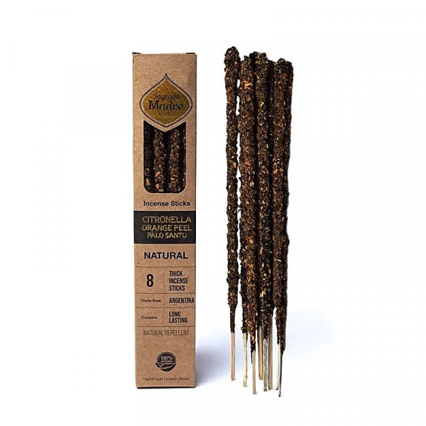 Sagrada Madre Natural Räucherwerk Citronella, Orange und Palo Santo